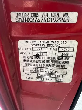 1994 Jaguar XJS Convertible