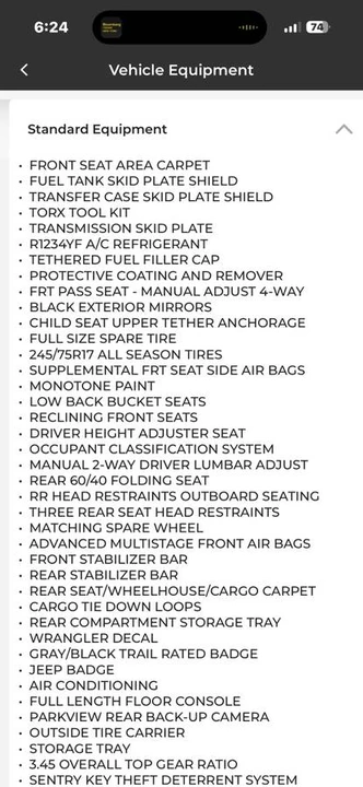 2018 Jeep JK Wrangler - Image 16 of 17