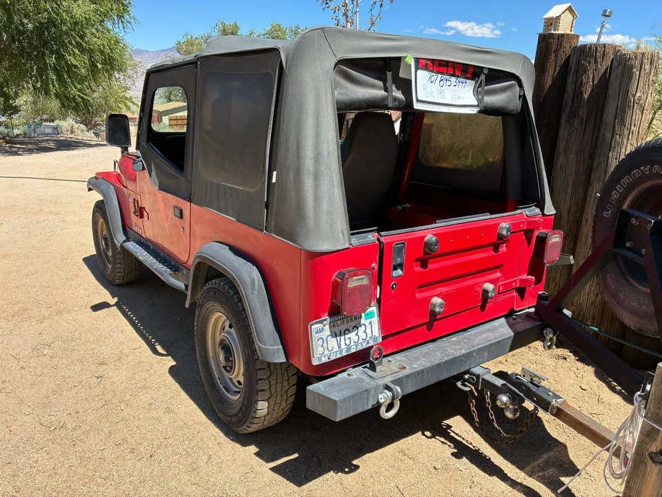 1992 Jeep YJ Wrangler - Image 3 of 4