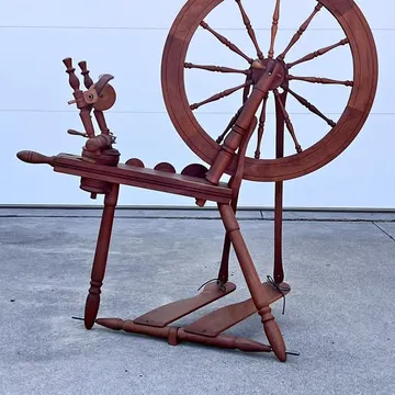 Jensen 24" Production Wheel (JEN-0224) - Cherry - Signed by Jerry Jensen