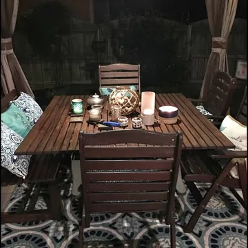 Jensen Jarrah Wood Outdoor Dining Set