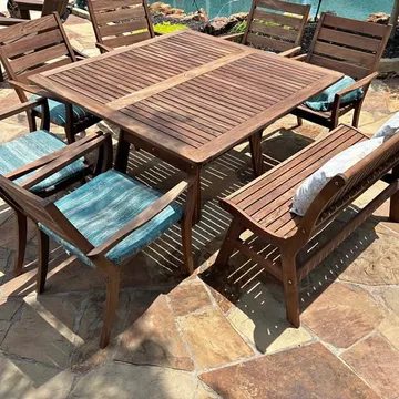 Jensen Outdoor Ipe Dining Set