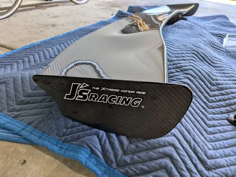 J's Racing 3D GT Wing (Type 1 / Wet Carbon / 1600mm) for Honda S2000