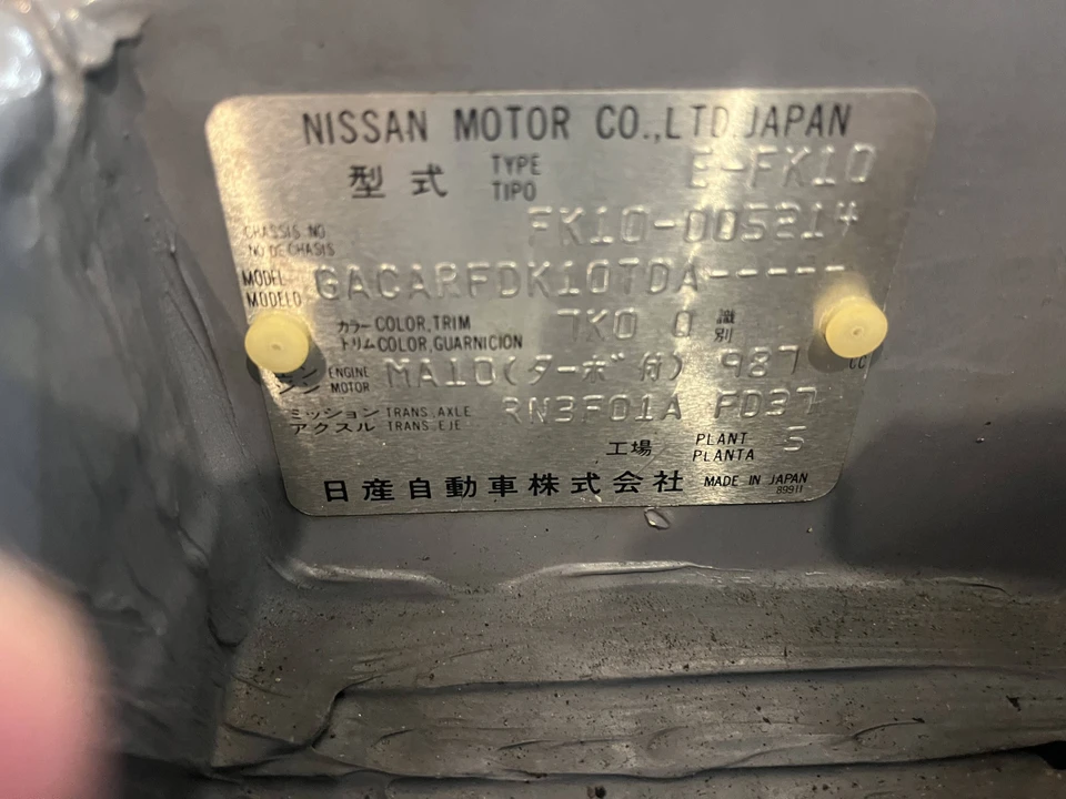1991 Nissan Figaro - Image 9 of 10