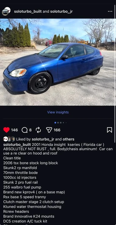 2001 Honda Insight 1st Gen - Image 10 of 10