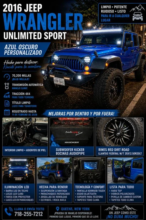 2016 Jeep JK Wrangler - Image 10 of 10