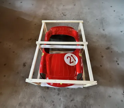 Ferrari Race Car Fiberglass Model
