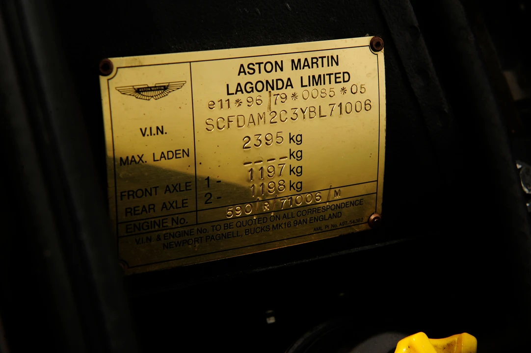 2000 Aston Martin Vantage (1993-2000) - Image 7 of 15