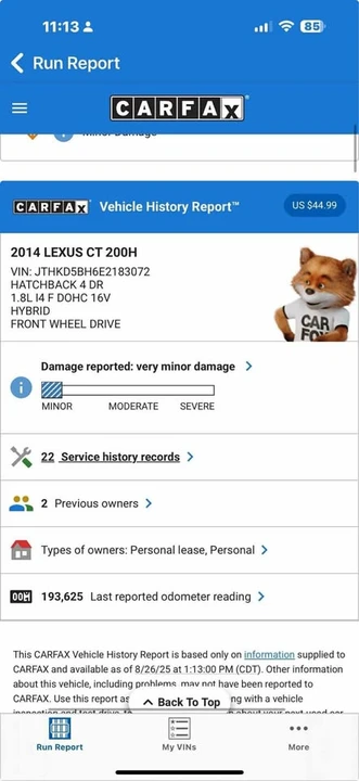2014 Lexus CT - Image 9 of 10