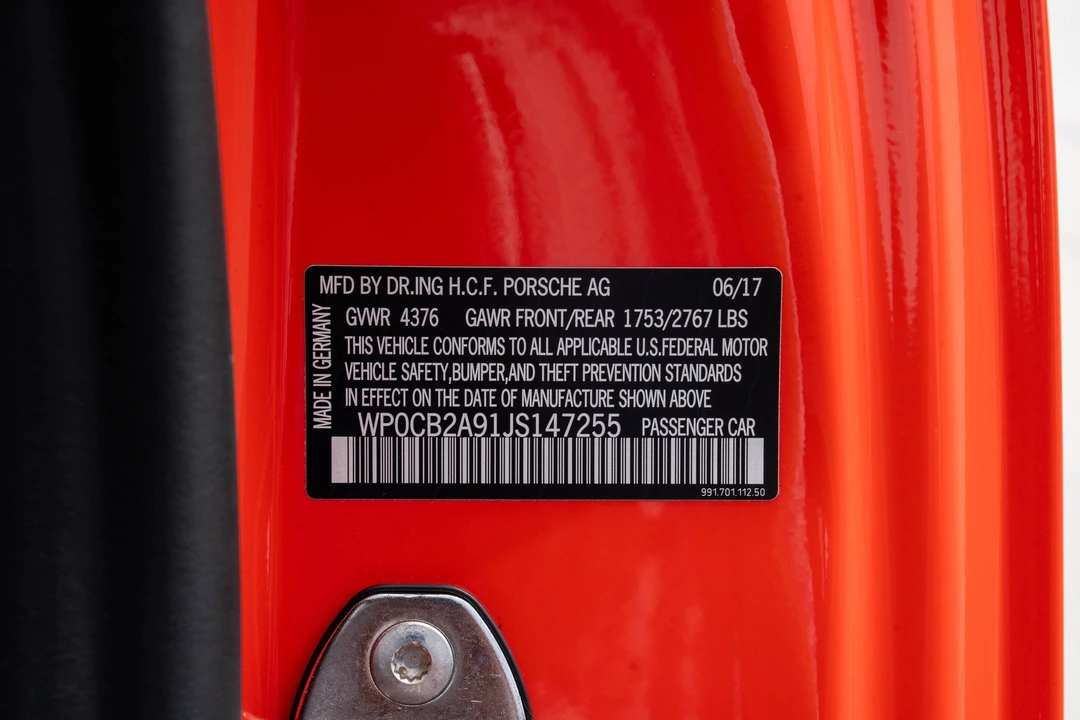 2018 Porsche 991 Carrera GTS - Image 25 of 25