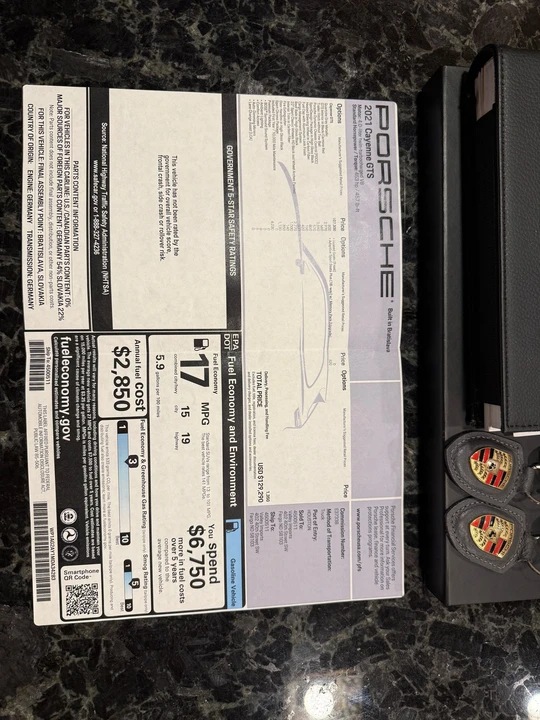 2021 Porsche 9Y0/9Y3 Cayenne GTS - Image 18 of 18