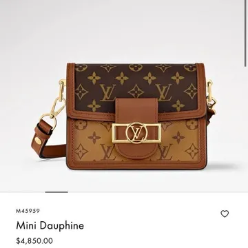 Mini Classic Mini Louis Vuitton Mini Dauphine