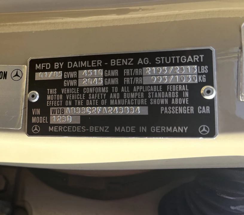 1985 Mercedes-Benz W120 & W121 - Image 10 of 12