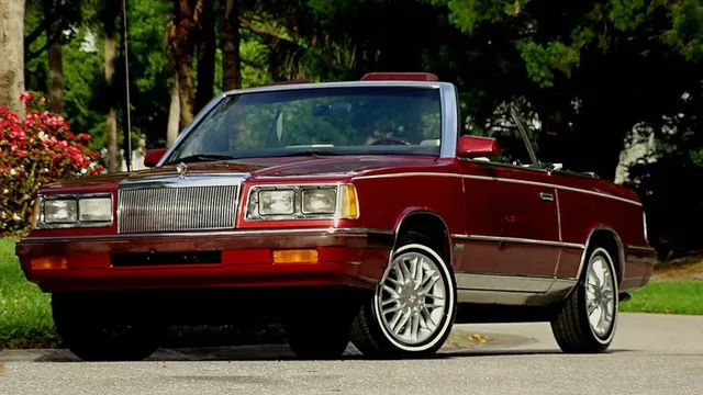1986 Chrysler LeBaron Convertible