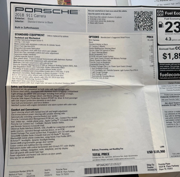 2018 Porsche 911 - Image 24 of 24