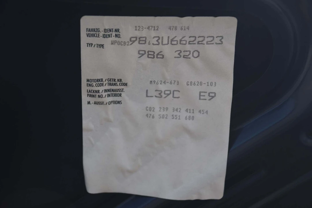 2003 Porsche 986 Boxster S - Image 21 of 28