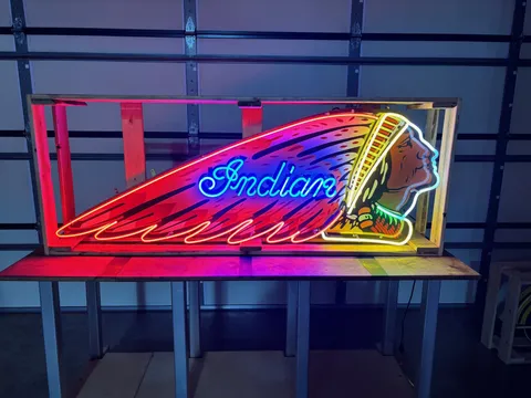 Indian Motorcycles Neon Sign