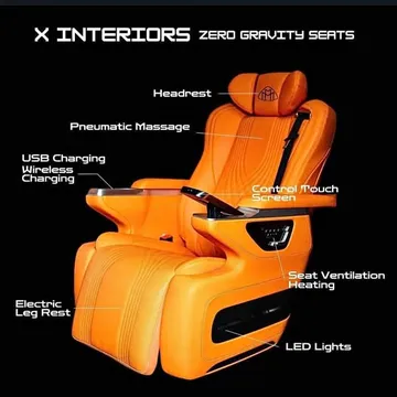 Maybach Sprinter Interior Seats Hermès Orange