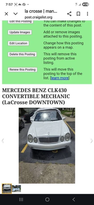 2000 Mercedes-Benz C208/A208 CLK-Class - Image 5 of 8