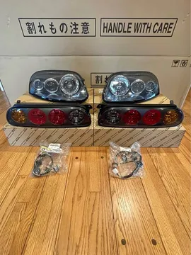 Toyota MK4 MKIV Supra Series 2 Headlights & Taillights w/ Harnesses