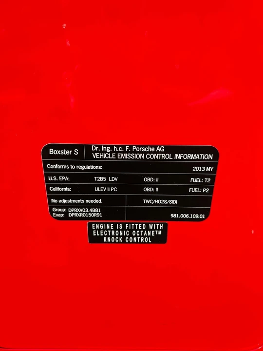 2013 Porsche 981 Boxster S - Image 22 of 31