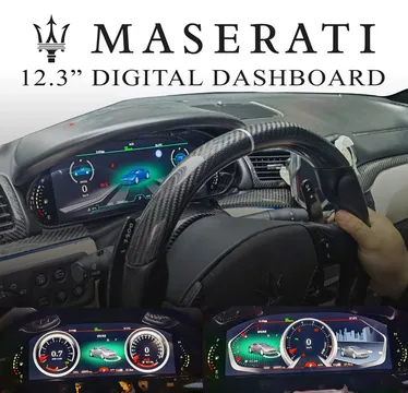 Parts & Memorabilia Maserati GT / GC Digital Dashboard Gauge Cluster