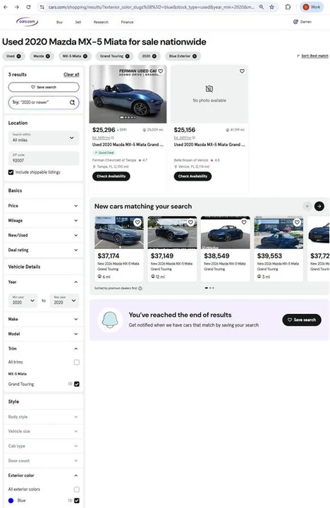 2020 Mazda ND MX-5 Miata - Image 22 of 24
