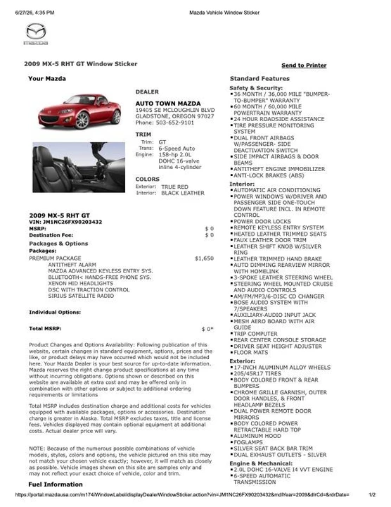 2009 Mazda NC MX-5 Miata - Image 14 of 14