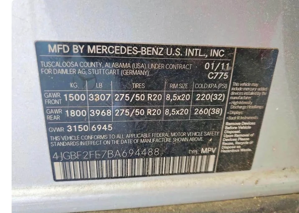 2011 Mercedes-Benz W212 E-Class - Image 2 of 10