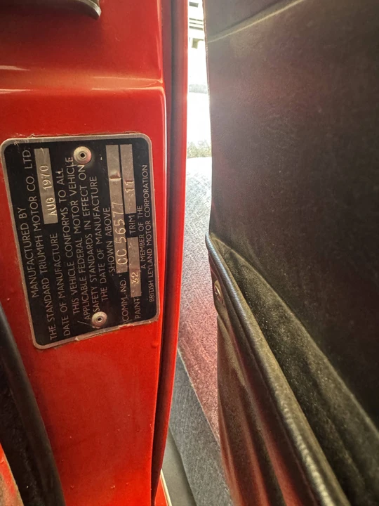 1970 Triumph TR6 - Image 10 of 11