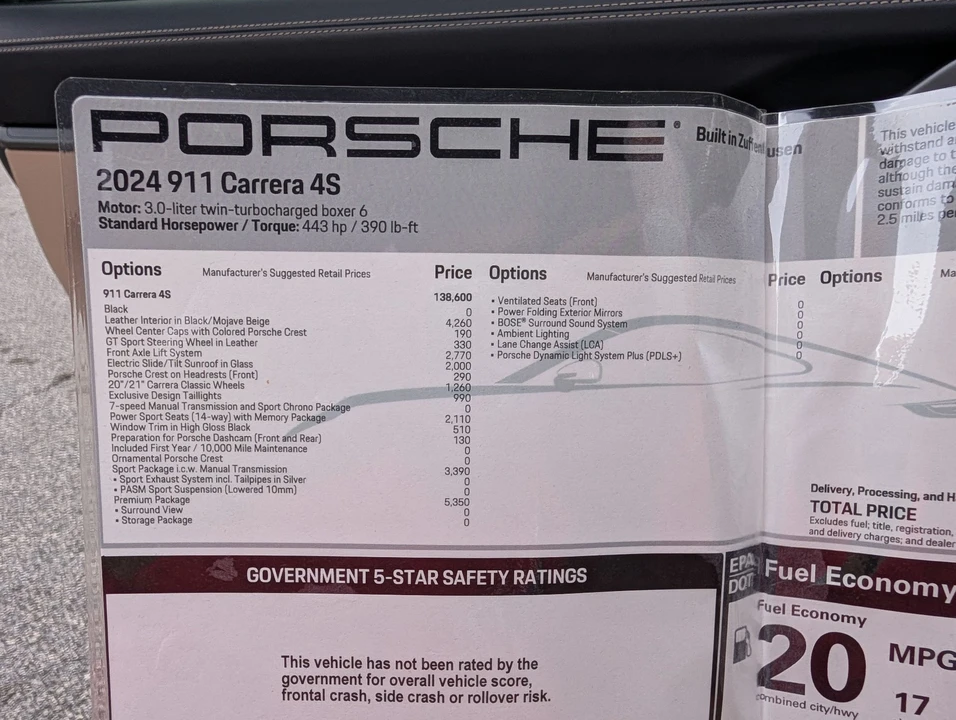 2024 Porsche 992 Carrera 4S - Image 13 of 14