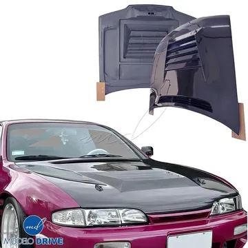 Nissan 240SX S14 Zenki Carbon Fiber Hood