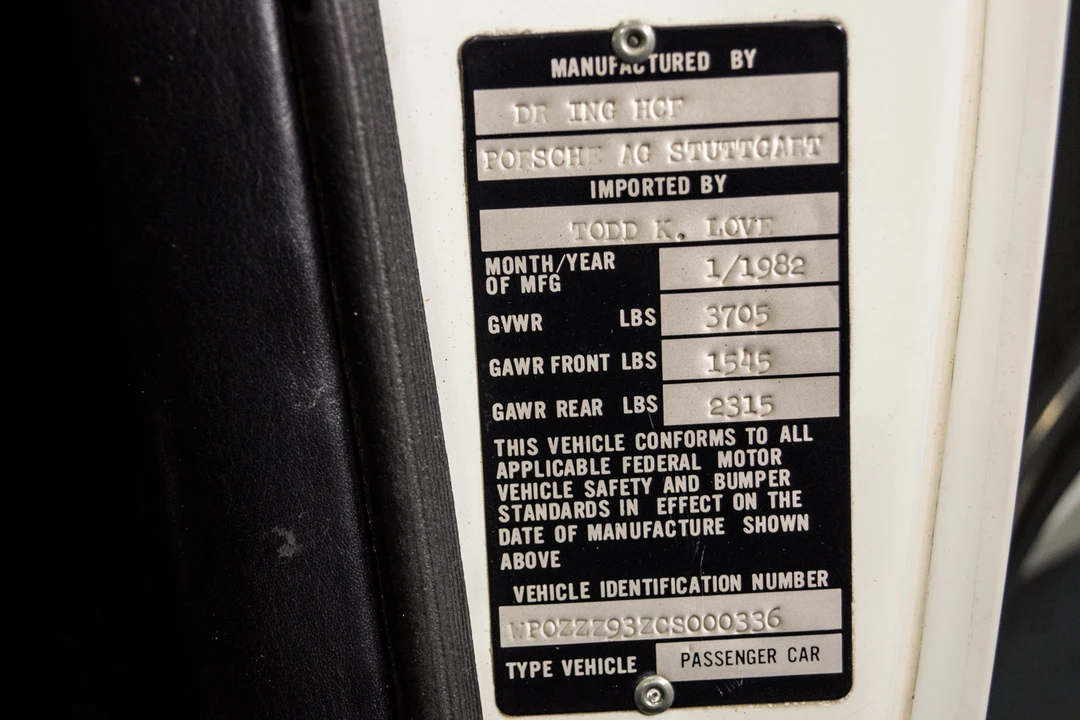 1982 Porsche 930 Turbo - Image 29 of 31
