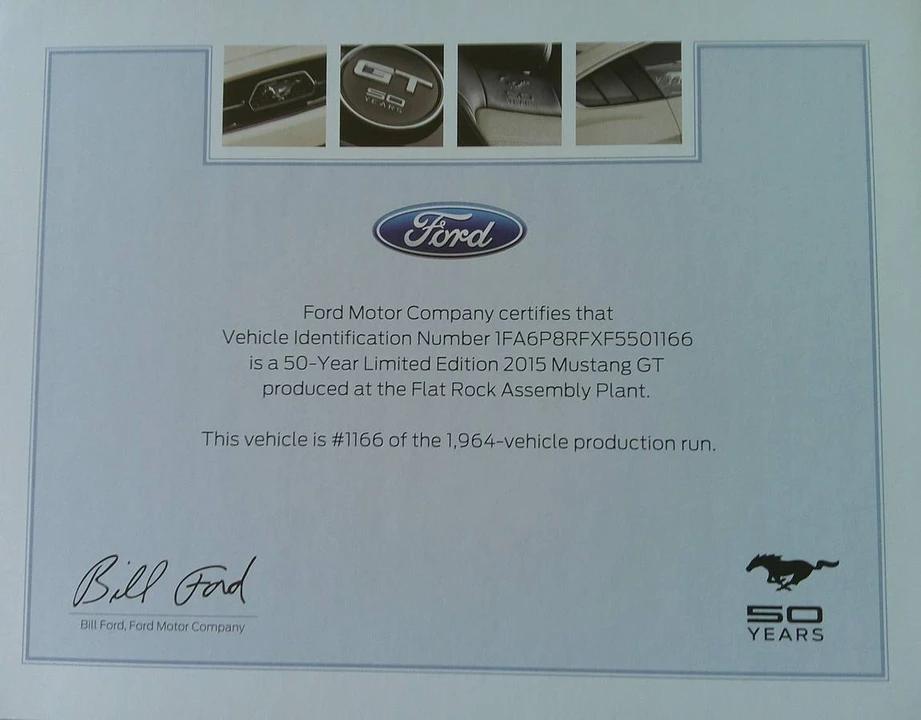 2015 Ford S550 Mustang - Image 2 of 6