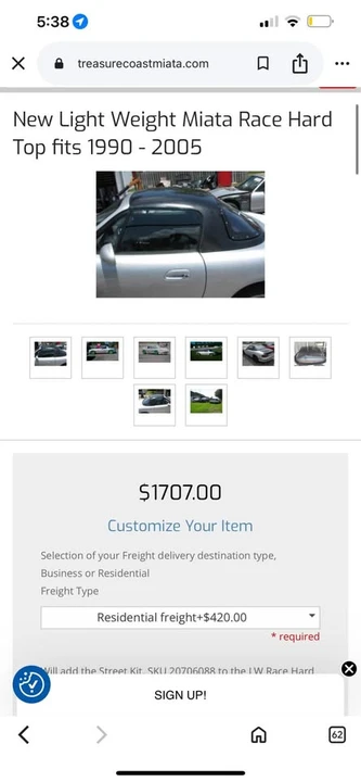 1990 Mazda NA MX-5 Miata - Image 6 of 6