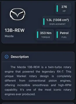 Mazda 13B-REW Motor