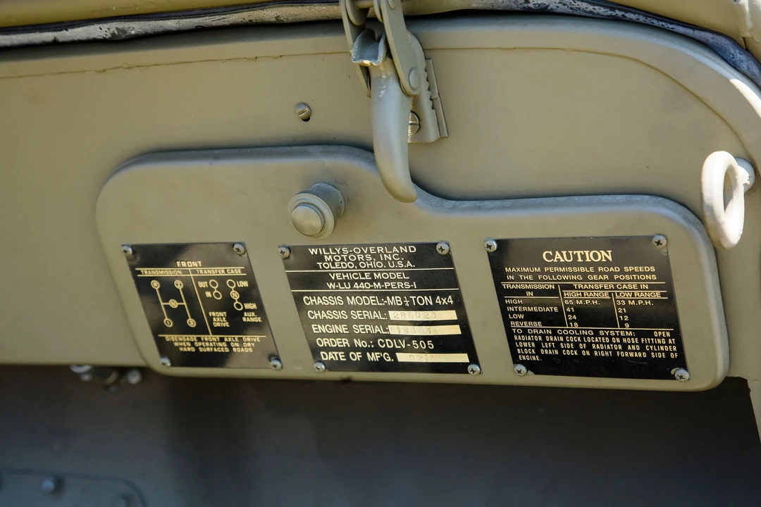 1944 Willys MB - Image 5 of 9