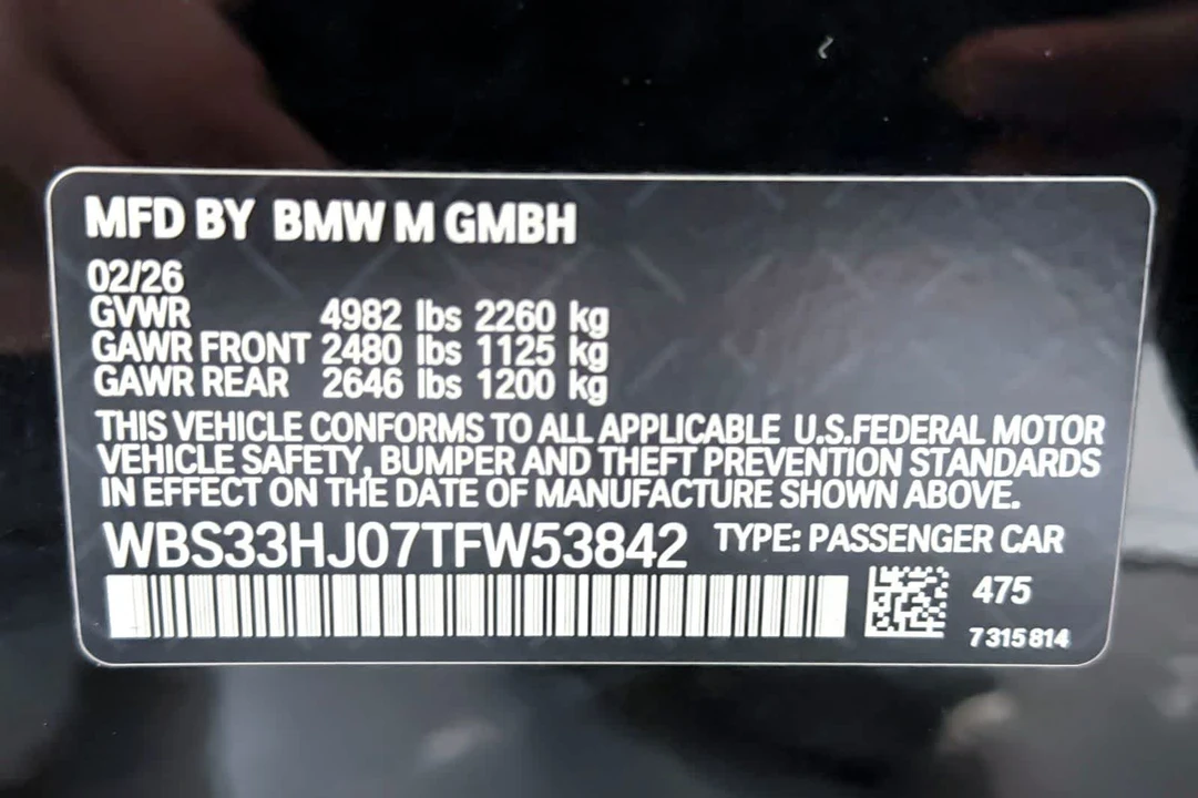 2026 BMW G80 M3 Sedan - Image 26 of 26