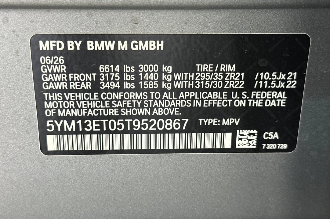 2026 BMW F95 X5 M - Image 24 of 30