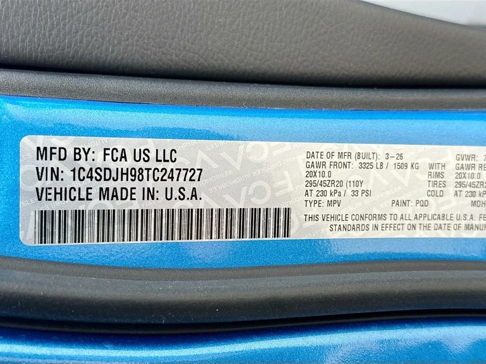 2026 Dodge Durango SRT Hellcat 3rd Gen - Image 13 of 31