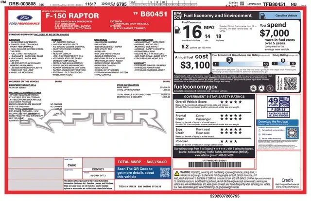 2026 Ford F-150 Raptor 14th Gen - Image 27 of 31