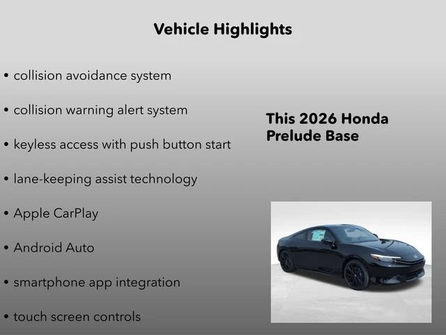 2026 Honda Prelude - Image 10 of 31