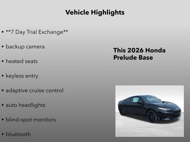 2026 Honda Prelude - Image 5 of 31