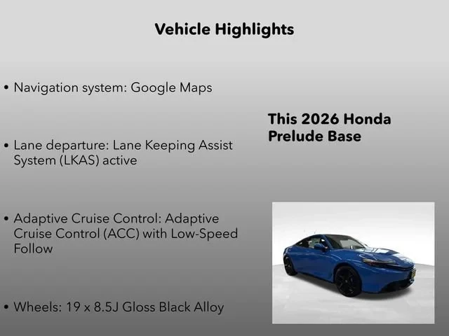 2026 Honda Prelude - Image 5 of 24
