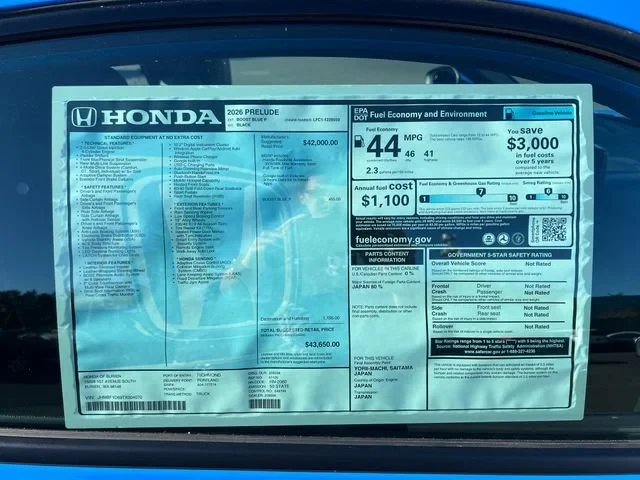 2026 Honda Prelude - Image 29 of 30