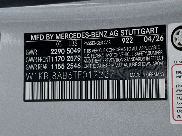 2026 Mercedes-Benz C192 AMG GT 53 - Image 31 of 31