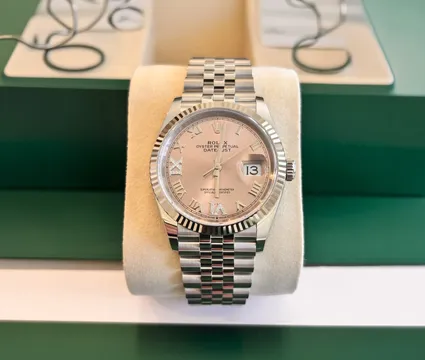 2026 Rolex Datejust Oyster Steel White Gold Case Watch Ref.126234
