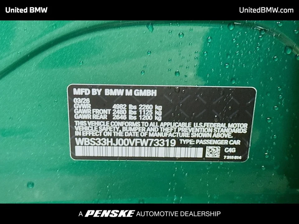2027 BMW G80 M3 Sedan - Image 15 of 15