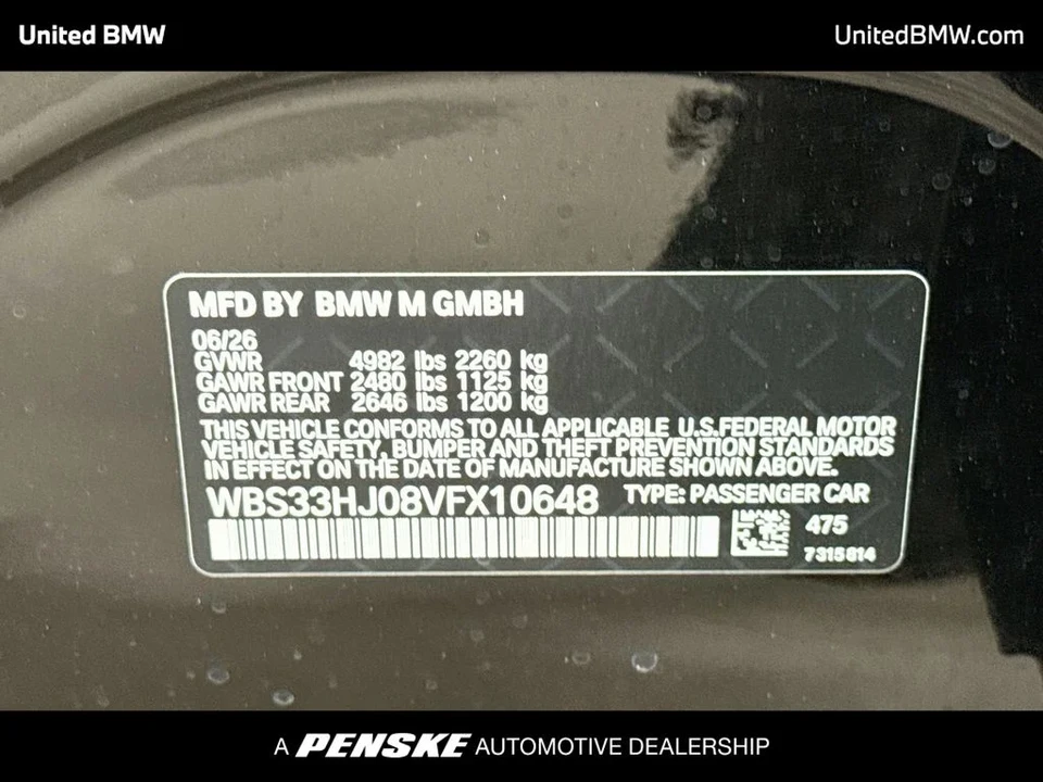 2027 BMW G80 M3 Sedan - Image 15 of 15
