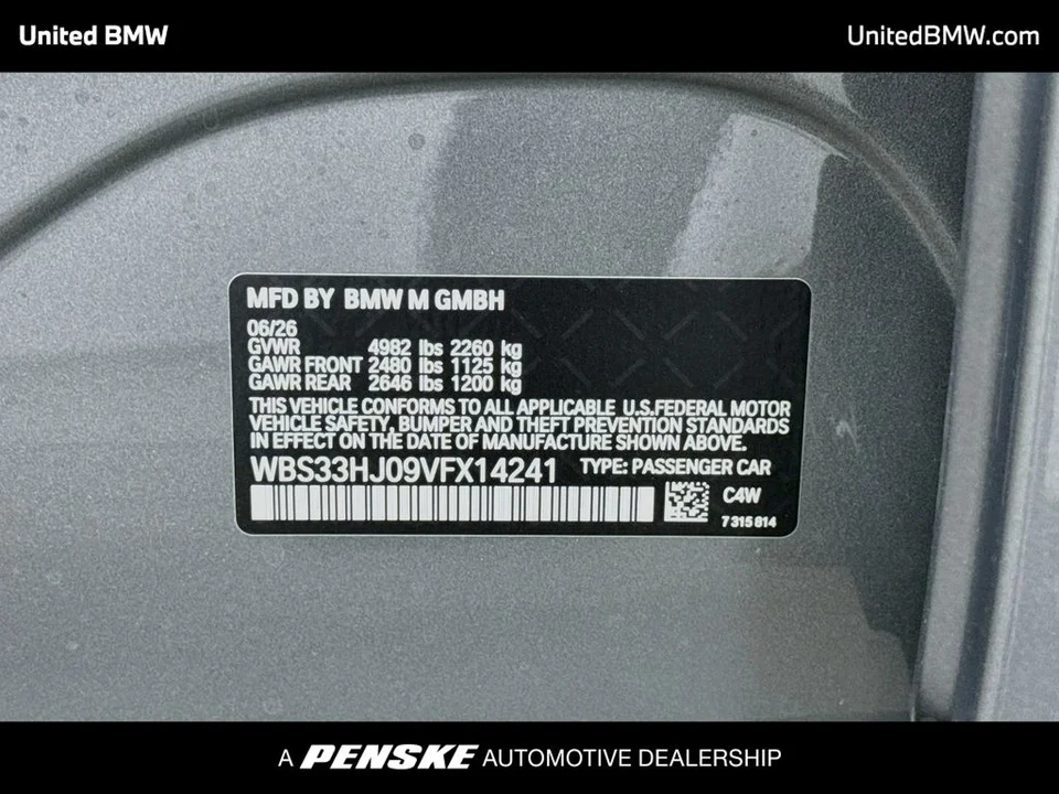 2027 BMW G80 M3 Sedan - Image 15 of 15